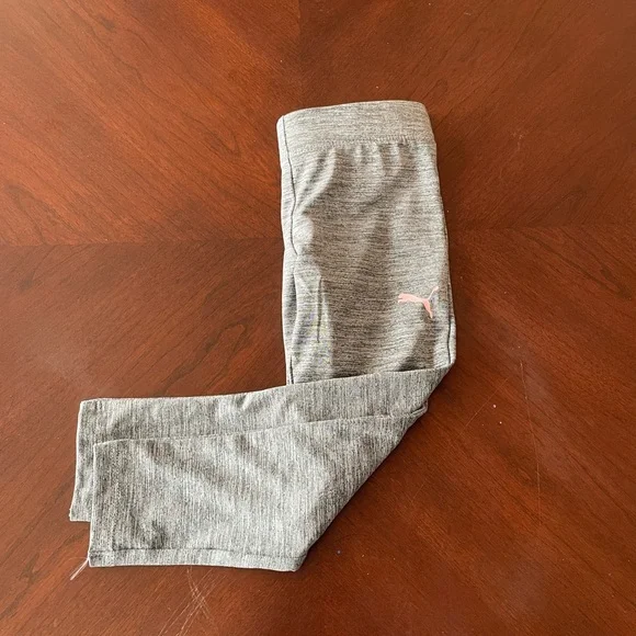 Puma Kids Gray Leggings, Sz 3T - Picture 5 of 5
